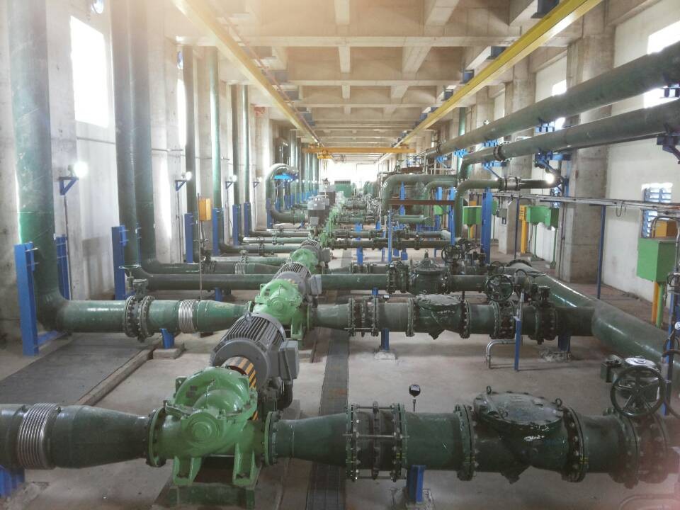Water supply and drainage for steel plant in Brazil